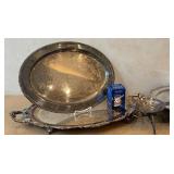 DR - Wilcox International Silver Co. Silver-Plate Platter Set