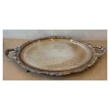DR - Wilcox International Silver Co. Silver-Plate Platter Set