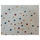 DR - Dansk Confetti Bubble Glass Platter