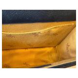 Black Leather Clutch, Evening Bag with Pink Floral Clutch, Beaded Bag & Gloves