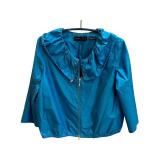 Dana Buchman Turquoise Stylish Windbreaker Jacket - Size 14