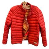 Pullin Création Française Red Puffer Jacket - Packable, Size M
