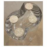 DR - Crystal Glass Vases (Lot of 3)