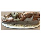 GR - Vintage Antonio Borsato Porcelain Figurine - Sleeping Hobo