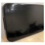 DR - Japanese Lacquer Serving Tray - Black With Gold Floral