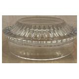 DR - Gorham Nachtmann Lyric Crystal Serving Bowl with Creamer & Sugar Set