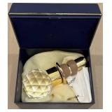 DR - 24K Gold-Plated Glass Bottle Stopper with Faceted Crystal Ball