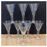 DR - Beautiful Vintage Twisted Stemware