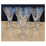 DR - Beautiful Vintage Twisted Stemware