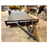 Tandem Axle Flatbed Equipment Trailer