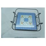 Temptations 1.5 Quart Oven ware with Serving Rack , New