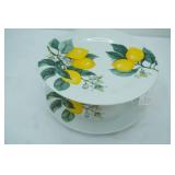 Royal Norfolk Plate 2 Tier Lemon Design Server