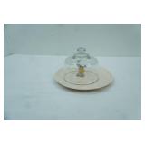 Glass Covered Plate with Mouse