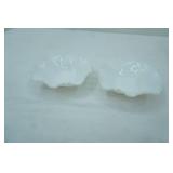 Vintage Milk Glass Candy Dishes (2)
