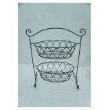 Wire Fruit Basket, 18" tall