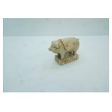 Vintage Ceramic Hog Figurine