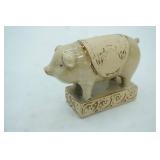 Vintage Ceramic Hog Figurine