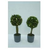 Artificial Boxwood Ball Topiary 2ct