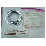Vintage Oster Fondue Pot and Fondue Book