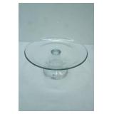 Clear Glass Pedestal Cake Stand