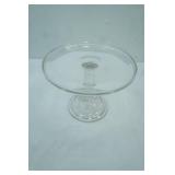 Clear Glass Pedestal Cake Stand