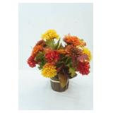 Fall Colored Artificial Flower Arrangement
