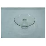 Clear Glass Pedestal Cake Stand 5" tall by 8" diameter