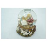 Musical Snow Globe. Santa and Baby Jesus