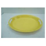 Large Yellow Oval Fiesta Platter or Serving Tray