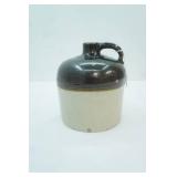 Vintage two-tone stoneware crock jug. Western Stoneware