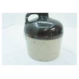 Vintage two-tone stoneware crock jug. Western Stoneware