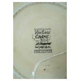 Tabletops Unlimited "Vintage Grapes" Hand-Painted Stoneware Salad/Dessert Plates