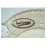 Tabletops Unlimited "Vintage Grapes" Hand-Painted Stoneware Salad/Dessert Plates