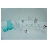 Stemmed Wine Glasses and set of 4 littala Aino Aalto Tumblers