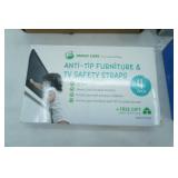 Garmin (new), anti-tip furniture & TV Safety Straps (new), Securi door chime (new), Verizon Base & Wireless Handset (phone & router)