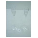 Set of 2 Lenox Crystal 7" Candlestick Holders