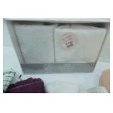 Used Hand-Towels, Bath Towels, and Wash Rags. Lot includes a couple new towels