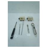 Sheep Napkin Rings, Mini Whisks, Ice Cream Scoop and other utensils