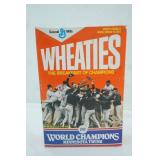 1987 World Champions Wheaties Box. Minnesota Twins