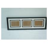 Picture Frame. Holds 3 Photos. 26.5"x8.5". NEW/LIKE NEW Condition