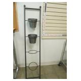 Vertical Plant Stand. Hold 4 Buckets 7" diameter