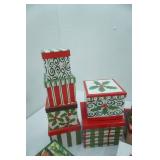 Large Lot of NEW Christmas Gift Boxes.
