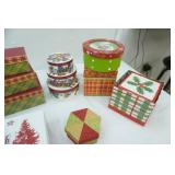 Large Lot of NEW Christmas Gift Boxes.