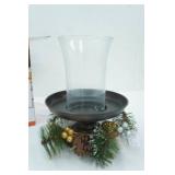 Better Homes & Garden 3 Piece Pedestal Hurricane Lamp Candle Holder