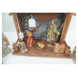 Celebrate It Ceramic Nativity Set w/Wooden Stable