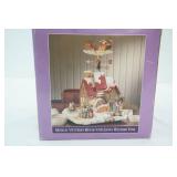 Musical Victorian House w/Santa Weathervane