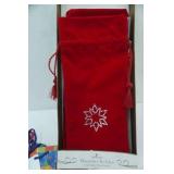 NEW Christmas Gift Bags, Plastic Tablecloth, Velvety Wine Sleeves