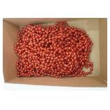 Metallic Red String of Beads