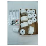 Rolls of Labels and Thermal Receipt Paper Rolls