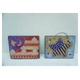 4th of July Themed Wall Slates, Artificial Succulent Plants and more